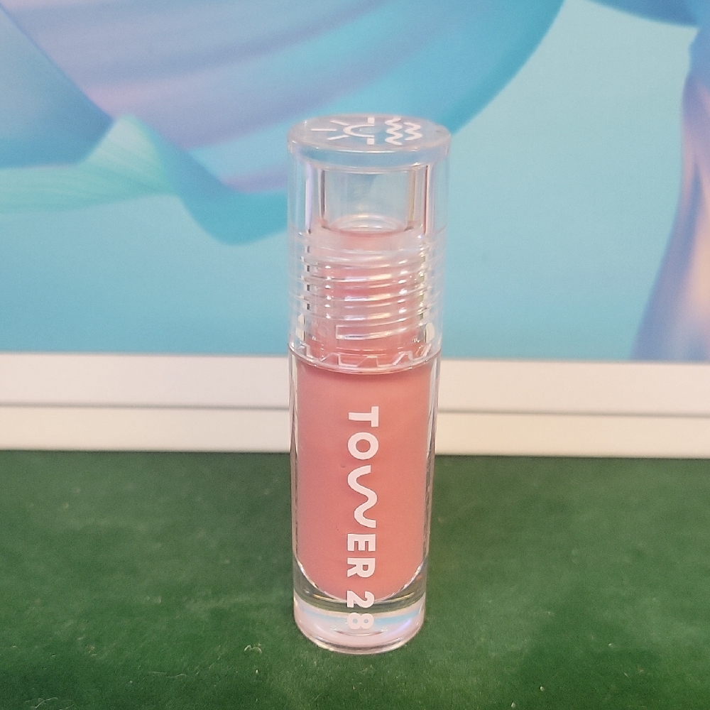 ShineOn Lip Jelly by Tower 28 Beauty - Pistachio 1.38ml Tube New